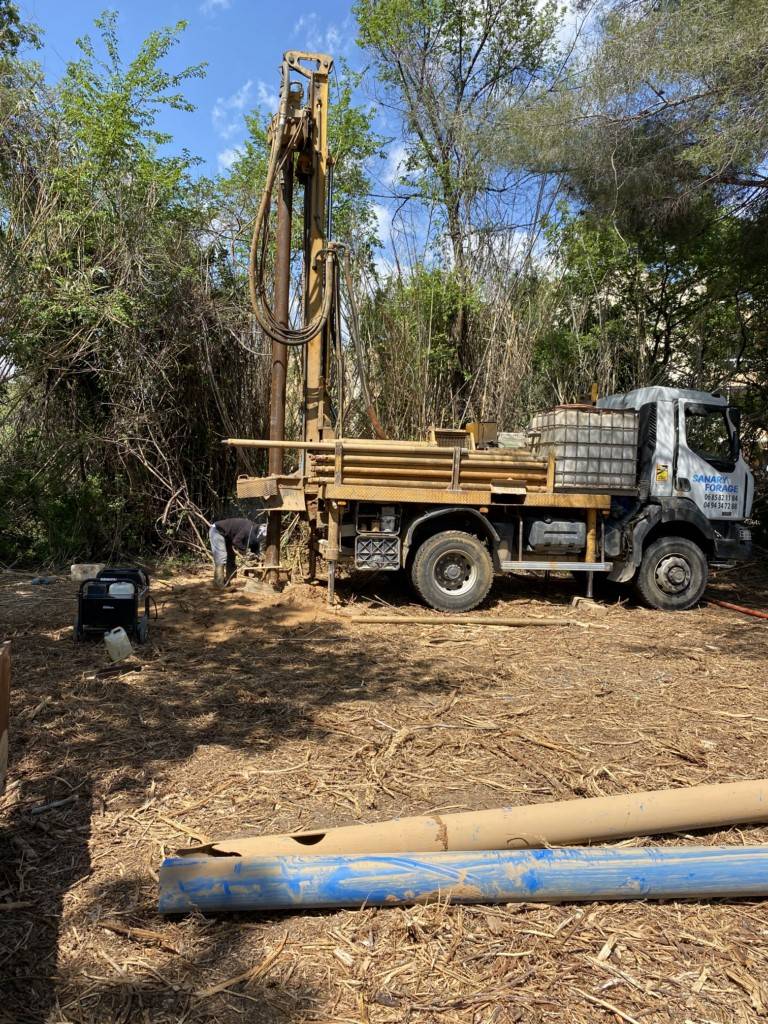Forage sur terrain agricole pour potager à Six Fours les Plages 83